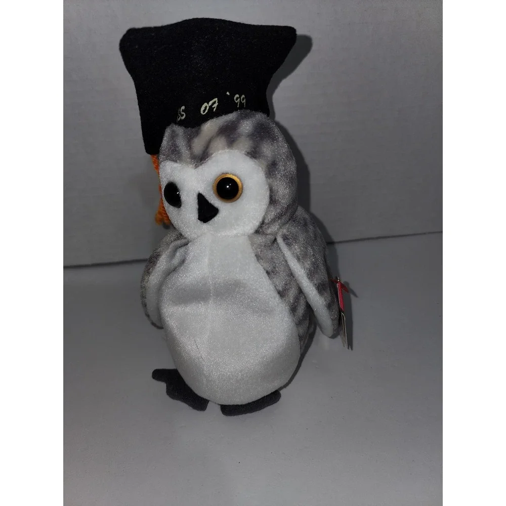 Ty Beanie Babies‎ Wiser The Owl Class of 1999 Graduate